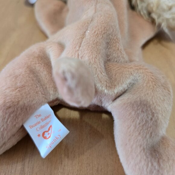 Ty Beanie Babies "Spunky" Cocker Spaniel DOB January 14 1997 New with Tags - Picture 5 of 8